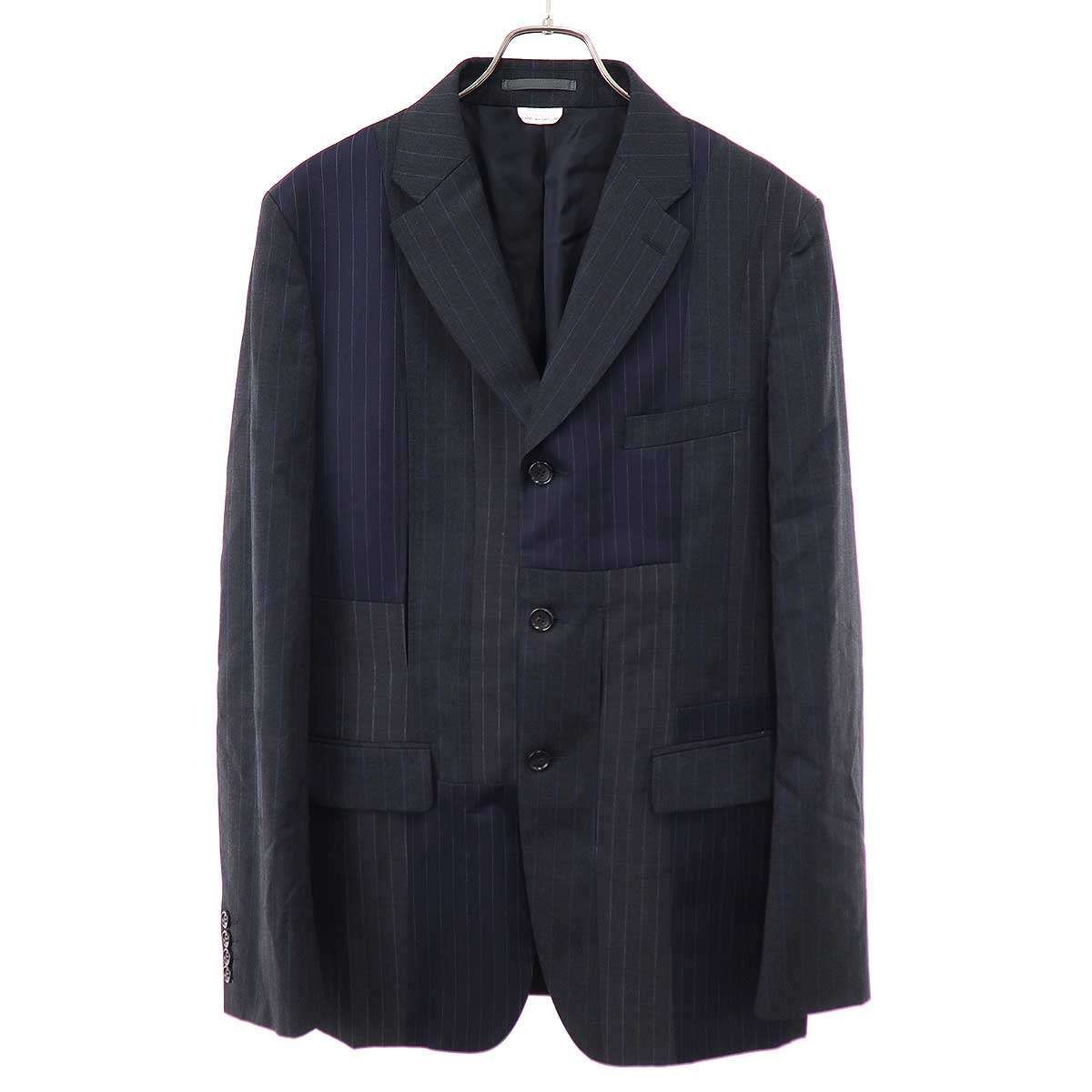 26SS Comme des Garcons プリーツジャケット COMME des GARCONS HOMME DEUX コムデギャルソンオムドゥ 26SS パッチ