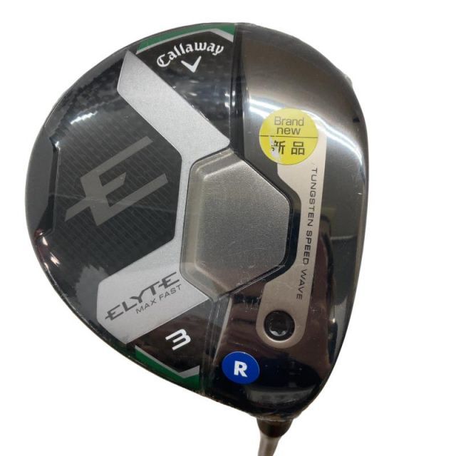 【中古】 キャロウェイ ELYTE MAX FAST 3W フェアウェイウッド FW LIN-Q GREEN 40 for CW(ELYTE FW) (フレックスR) メンズ 男性用 右利き 右用 Nランク ゴルフクラブ