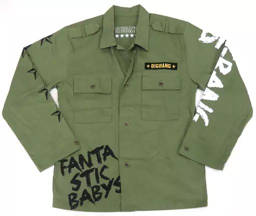 【中古】アウターウェア(男性アイドル) BIGBANG ミリタリージャケット カーキ 「BIGBANG FANCLUB EVENT ～FANTASTIC BABYS 2016～」
