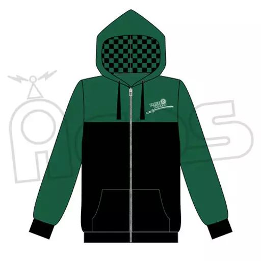 【中古】アウターウェア(キャラクター) 竈門炭治郎 イメージパーカー グリーン Mサイズ 「鬼滅の刃」