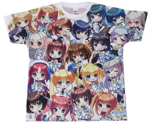 【中古】衣類 集合 フルグラフィックTシャツ フルカラー Lサイズ 「D.C.~ダ・カーポ~ Super Live II」