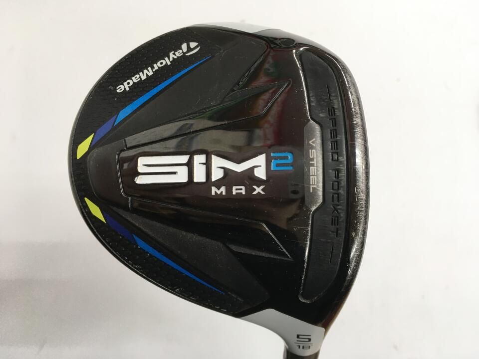 テーラーメイド　【訳あり】SIM2 MAX　18度　TENSEI BLUE TM50(SIM2)　Sフレックス　フェアウェイウッド　中古　ゴルフドゥ！水戸店【最短即日発送】