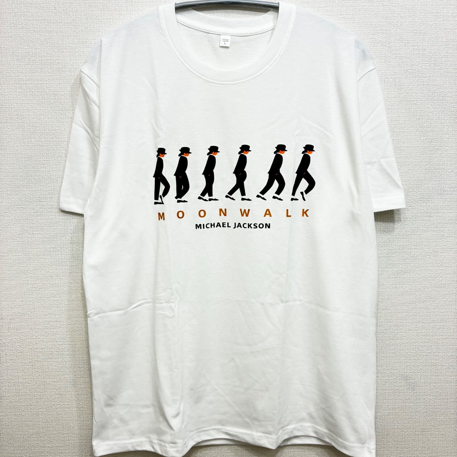 新品 マイケルジャクソン Michael Jackson ムーンウォーク Tシャツ L