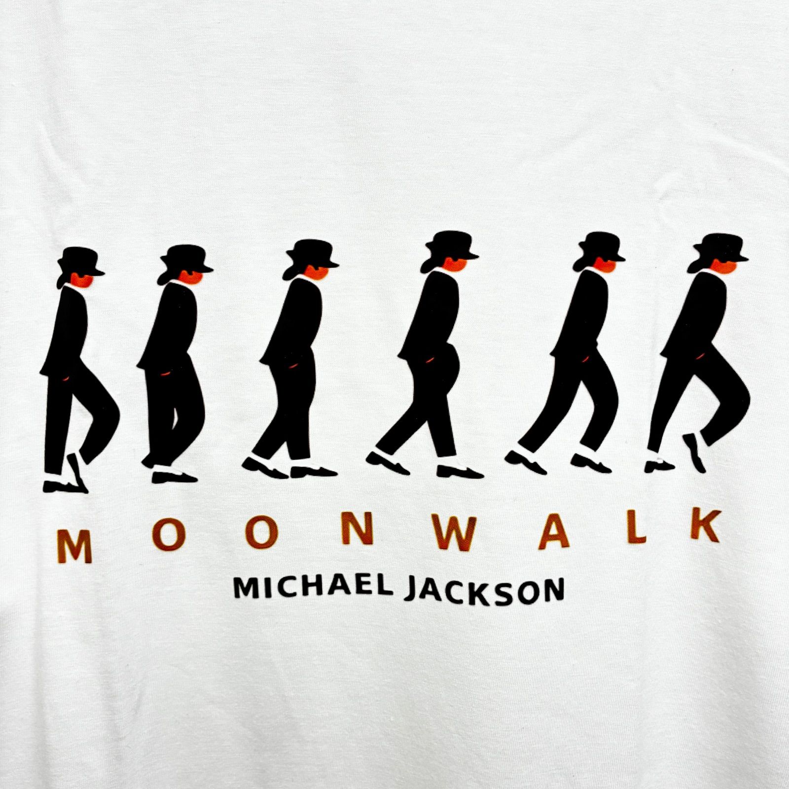新品 マイケルジャクソン Michael Jackson ムーンウォーク Tシャツ L