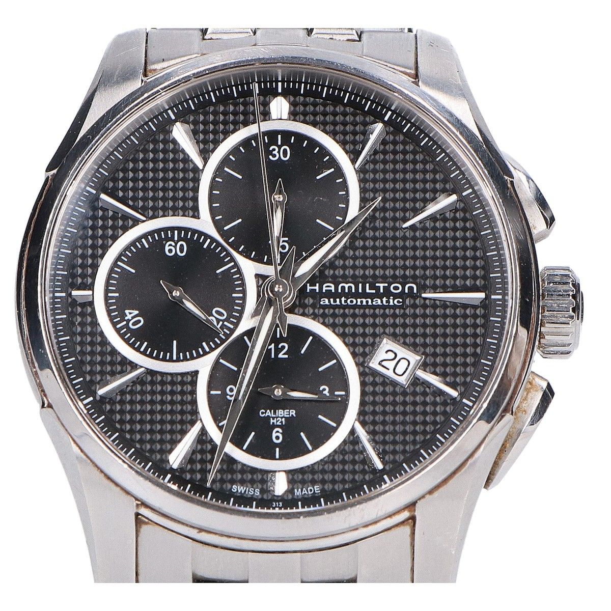 ハミルトン HAMILTON H325960ジャズマスター クロノグラフ自動巻き HAMILTON ハミルトン H325960 ジャズマスター クロノグラフ バック