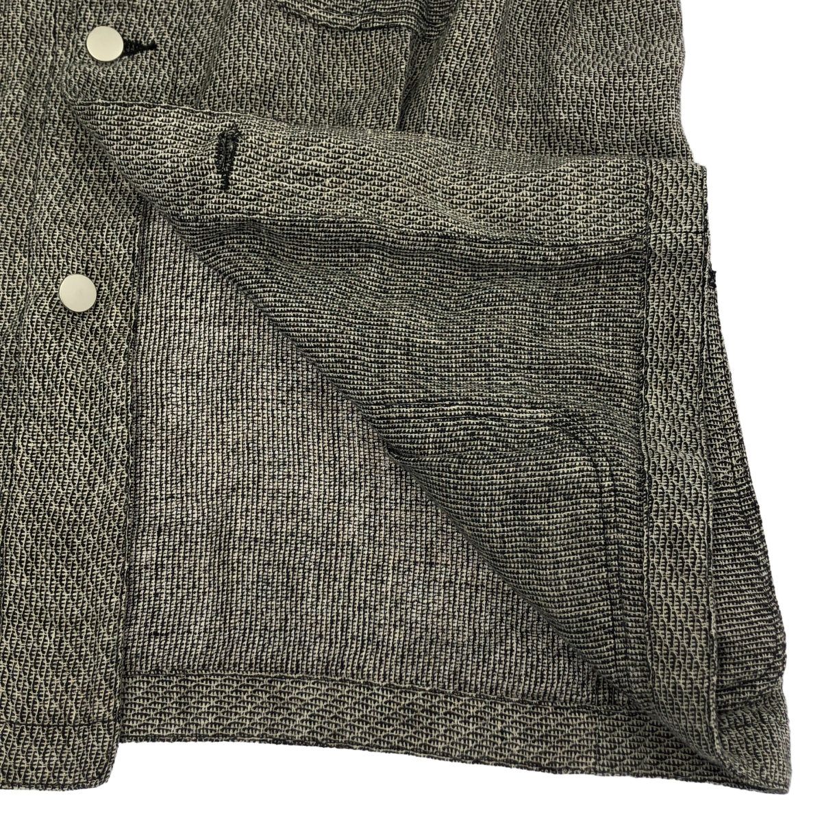 ULTERIOR アルテリア CHAMBRAY GABARDINE COVERALL リネンカバーオール