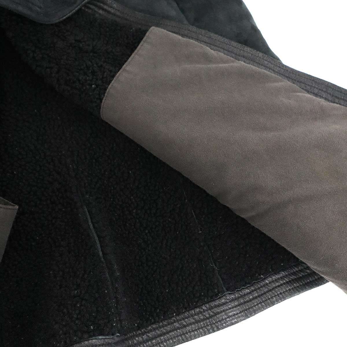 Rick Owens リックオウエンス シアリングムートンレザーライダース 