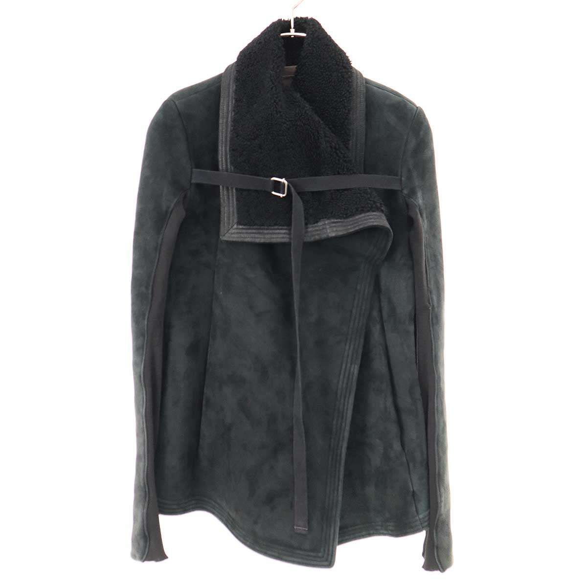 Rick Owens リックオウエンス シアリングムートンレザーライダース 