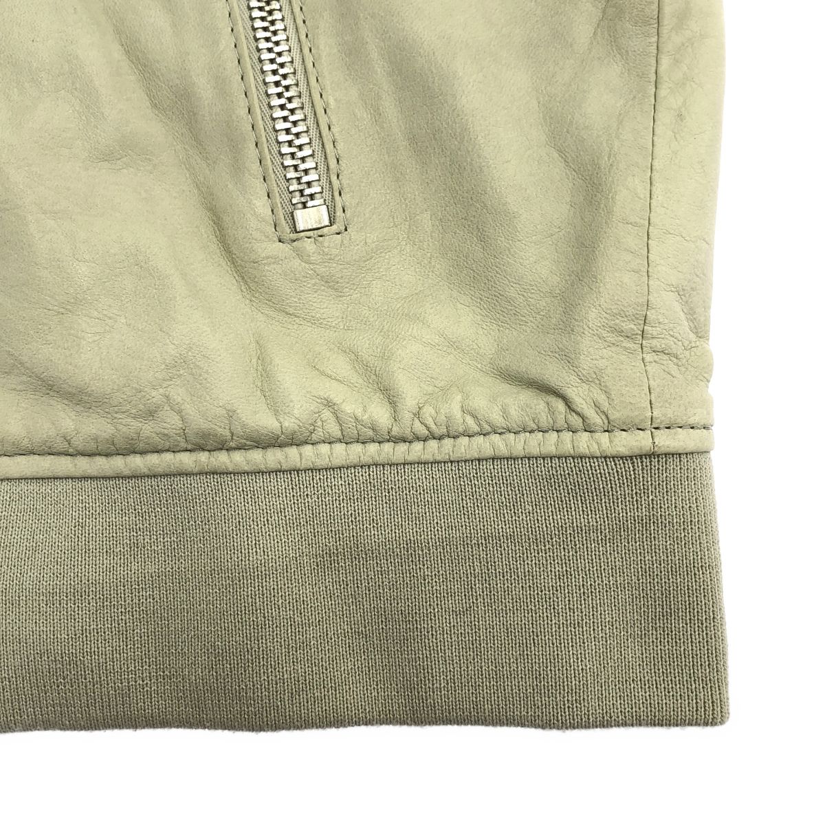 DIESEL ディーゼル オフホワイト レザー Our Superior Leather Quality