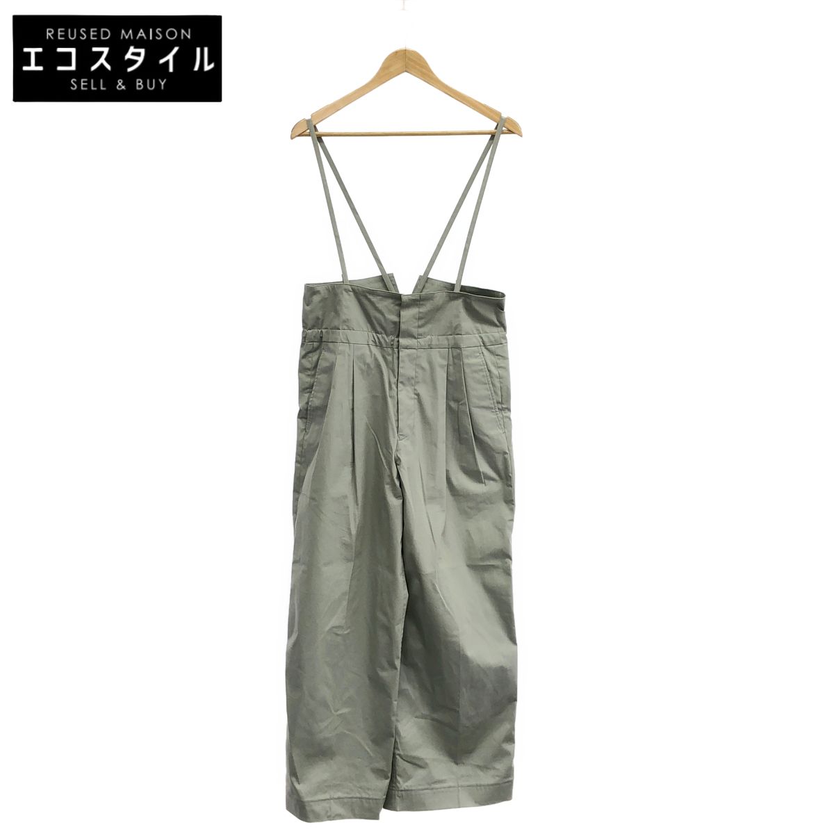 DRAWER ドゥロワー 24SS グレー サロペット ワイドパンツ 36 - メルカリ