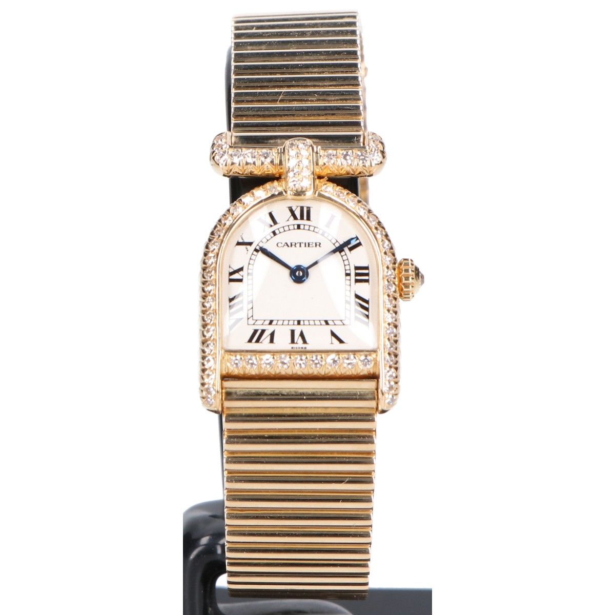 Cartier カルティエ 仕上げ済み 750 カランドレSM ダイヤ 金無垢