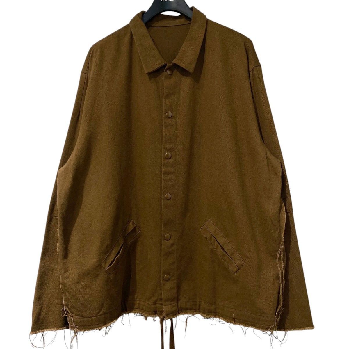 UNDERCOVER 25AW ほつれコーチジャケット ウォッシュ加工カットオフ 
