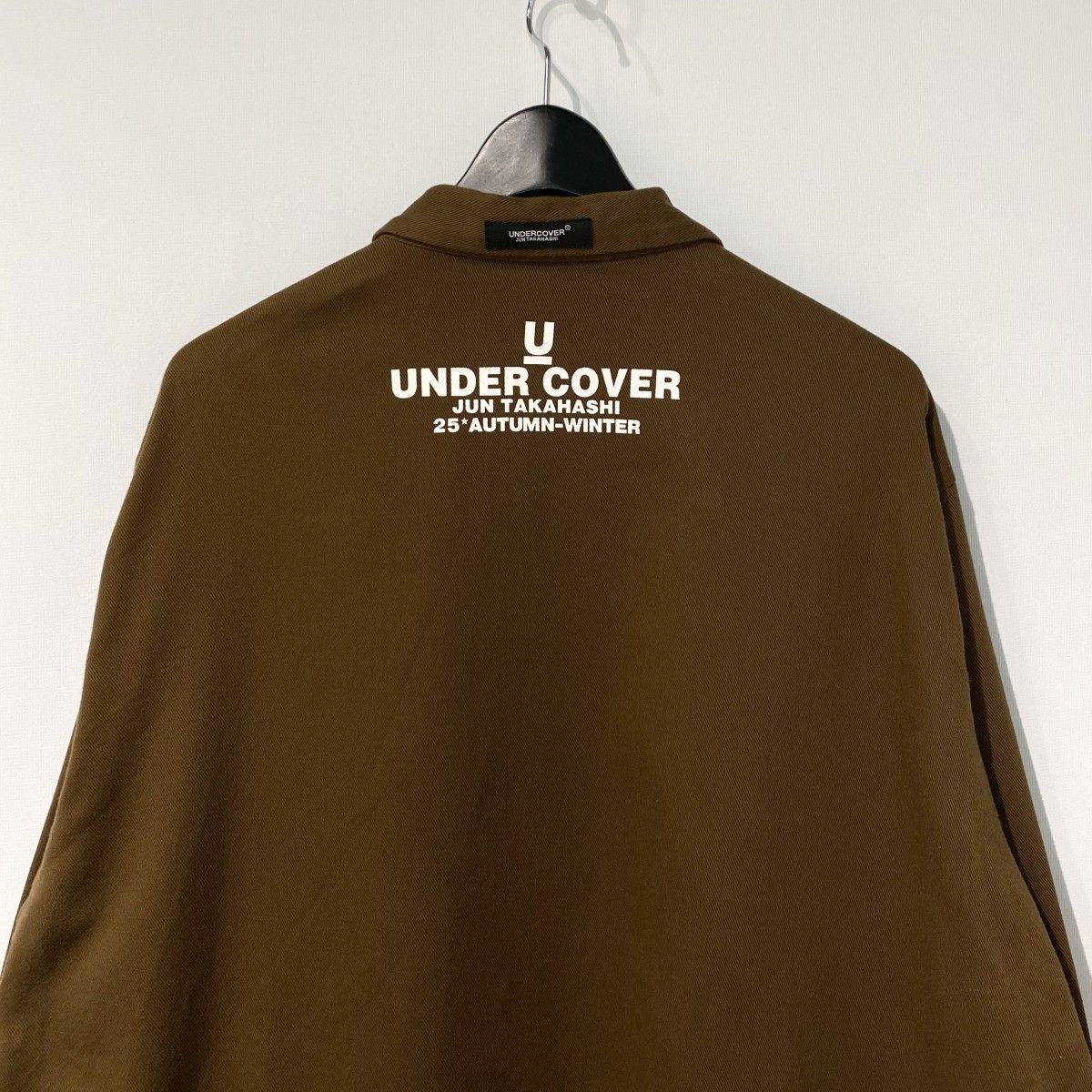 UNDERCOVER 25AW ほつれコーチジャケット ウォッシュ加工カットオフ 
