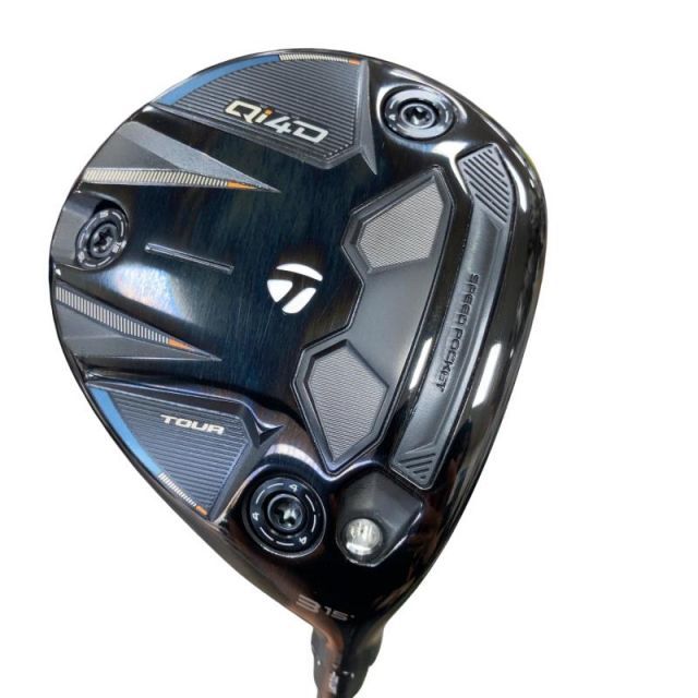 【中古】 テーラーメイド Qi4D TOUR 3W フェアウェイウッド FW 純正特注シャフト (フレックスSR) メンズ 男性用 右利き 右用 Cランク ゴルフクラブ