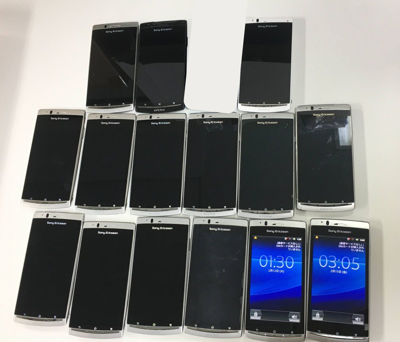 15台セット Xperia SO-01Cx14台 SO-02Cx2台 起動可能確認 ジャンク品 バラ