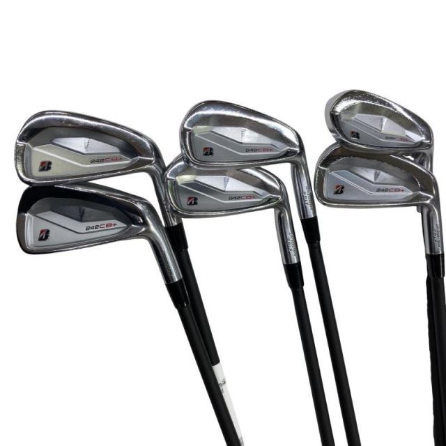 【中古】 ブリヂストン BRIDGESTONE 242CB+ 6S アイアンセット IR リシャフト (フレックスその他) メンズ 男性用 右利き 右用 Cランク ゴルフクラブ