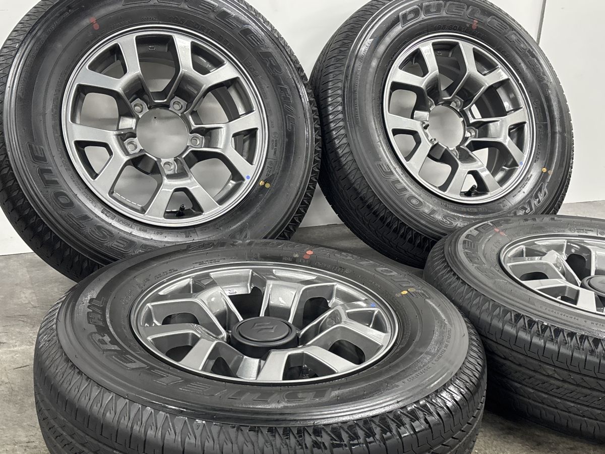 バリ溝 美品】スズキ JC74 ジムニーノマド 純正 15in 5.5J +5 PCD139.7