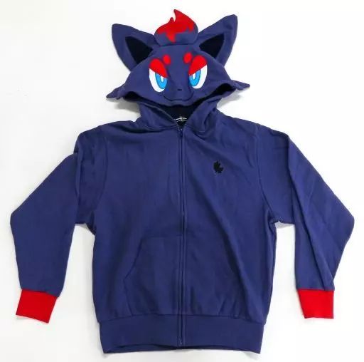【中古】衣類 ゾロア パーカー ブルーパープル フリーサイズ 「ポケットモンスター」 ポケモンセンター限定