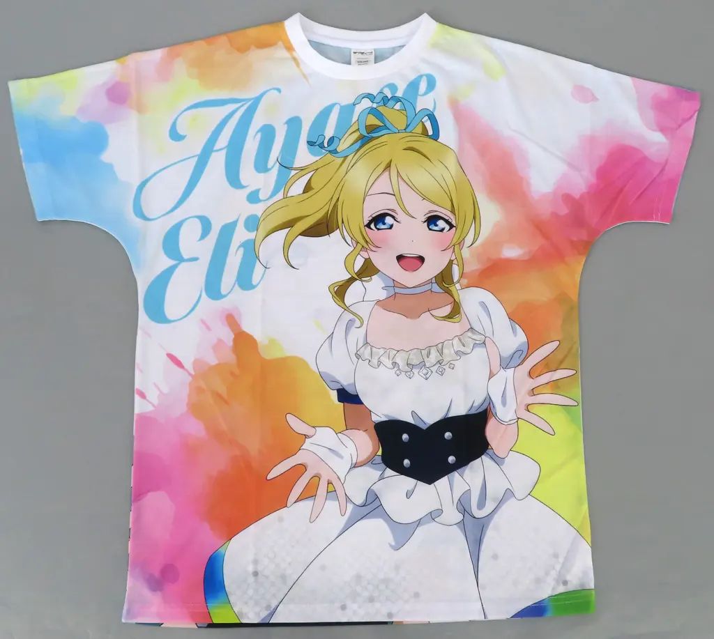 中古】Tシャツ 絢瀬絵里 フルグラフィックTシャツ(μ's) ホワイト