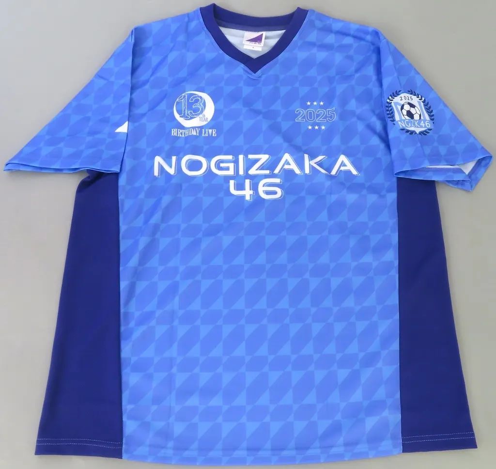 乃木坂46 中西アルノ 個別サッカーシャツ サイズ2 13th バースデーライブ 中古】衣料雑貨 中西アルノ 個別サッカーシャツ ブルー M(2)サイズ