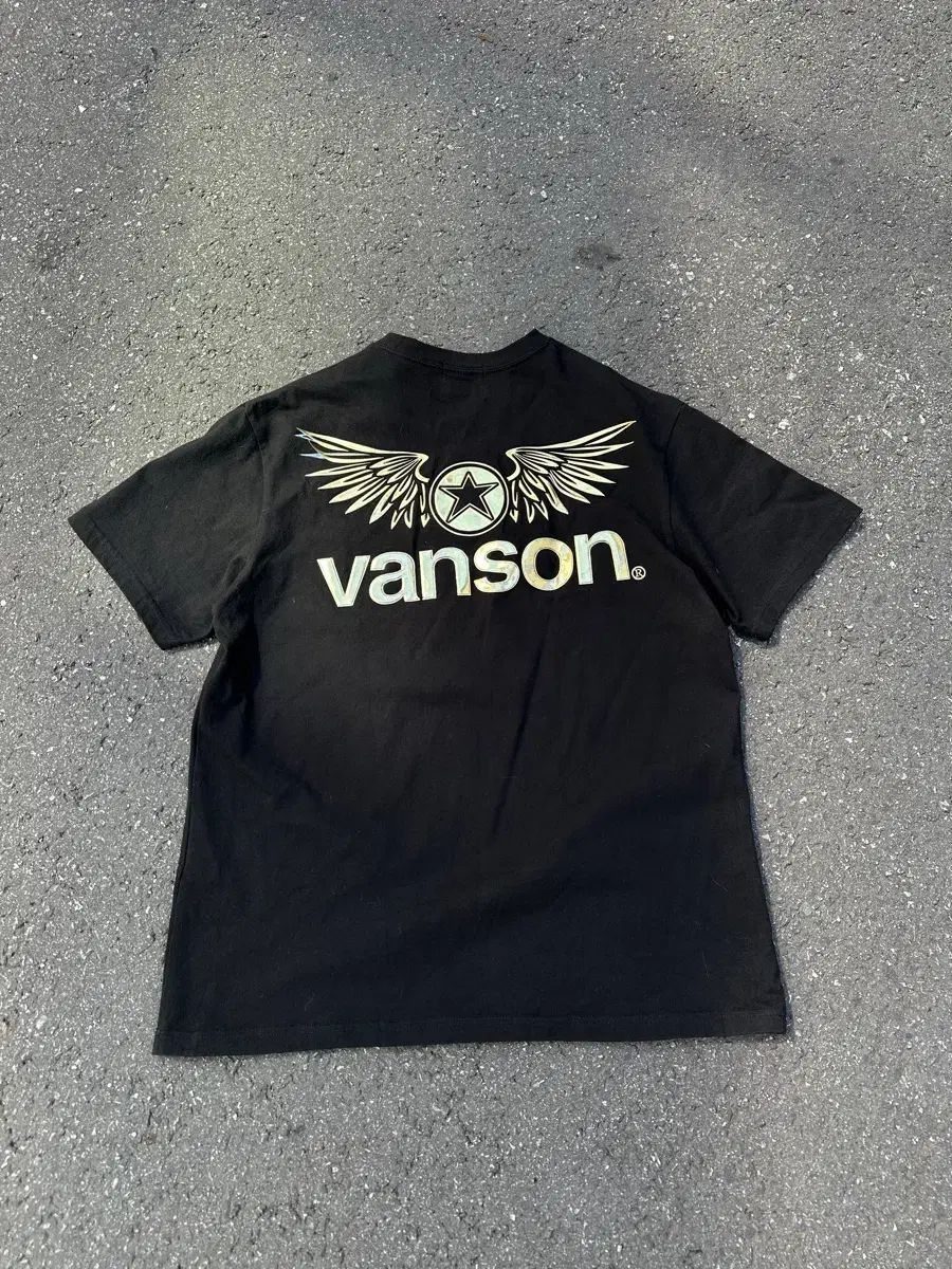 VANS（バンズ） Vanson Foaming Print Wing Tee