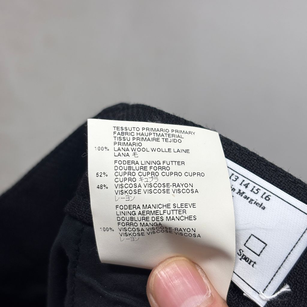 Maison Martin Margiela メゾンマルタンマルジェラ 12SS Wool Set-up