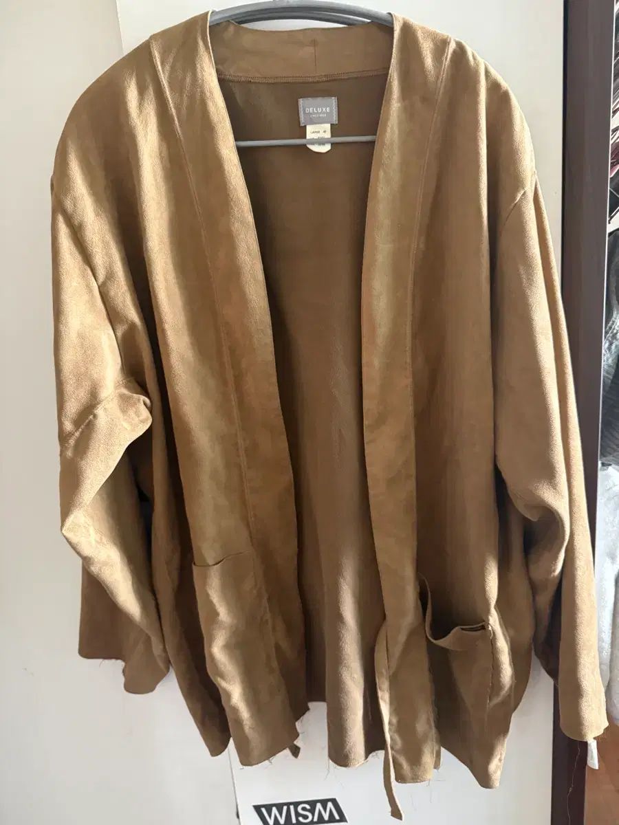 デラックス スウェード カーディガン L made in japan