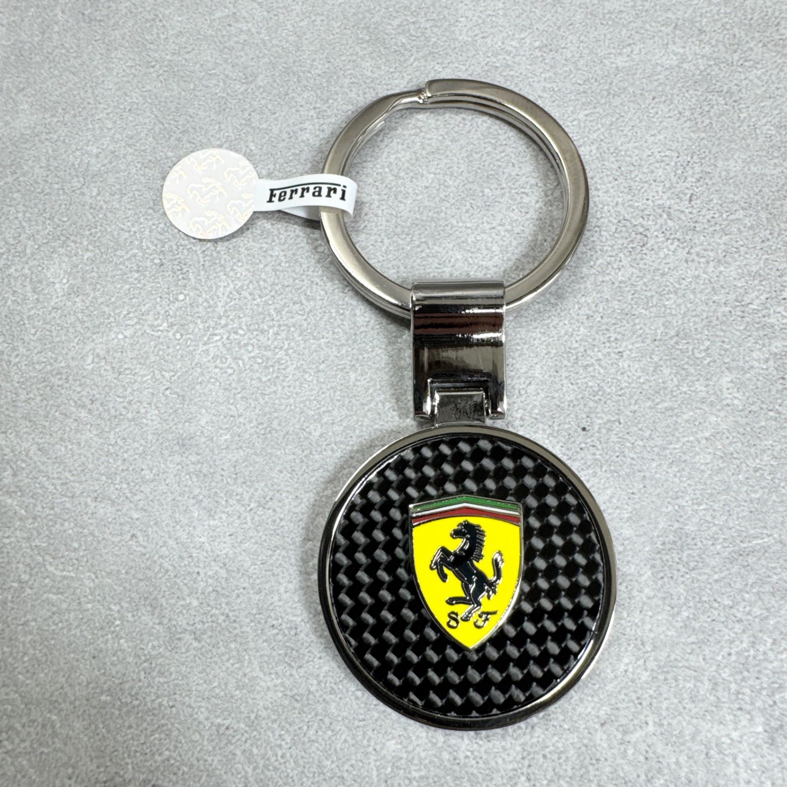新品未使用　非売品　Ferrari キーホルダー　スタンダードキーリング 未使用 Ferrari フェラーリ キーリング キーホルダー 保管袋付き