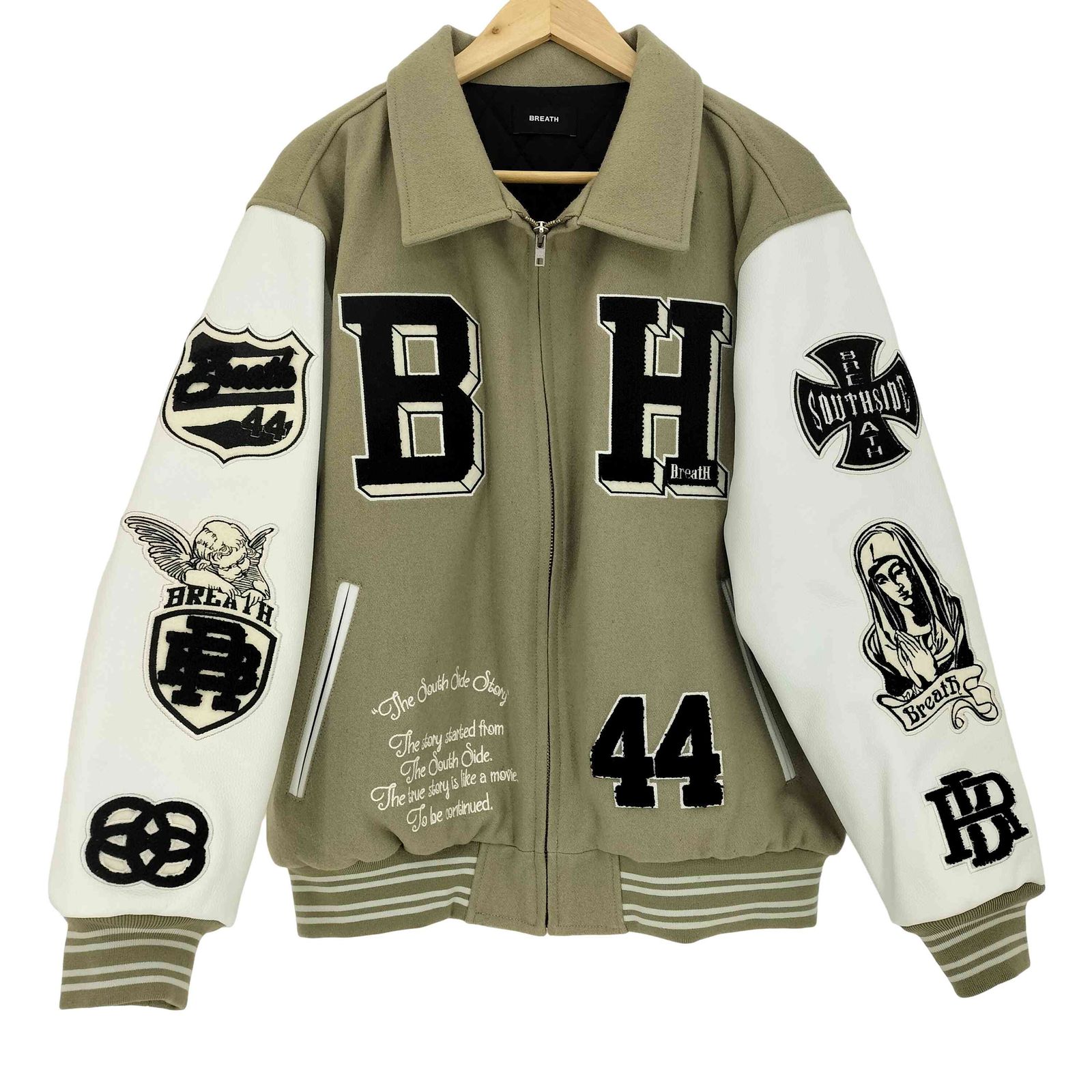 ブレス BREATH 25aw BY PATCH STADIUM JACKET メンズ JPN：M