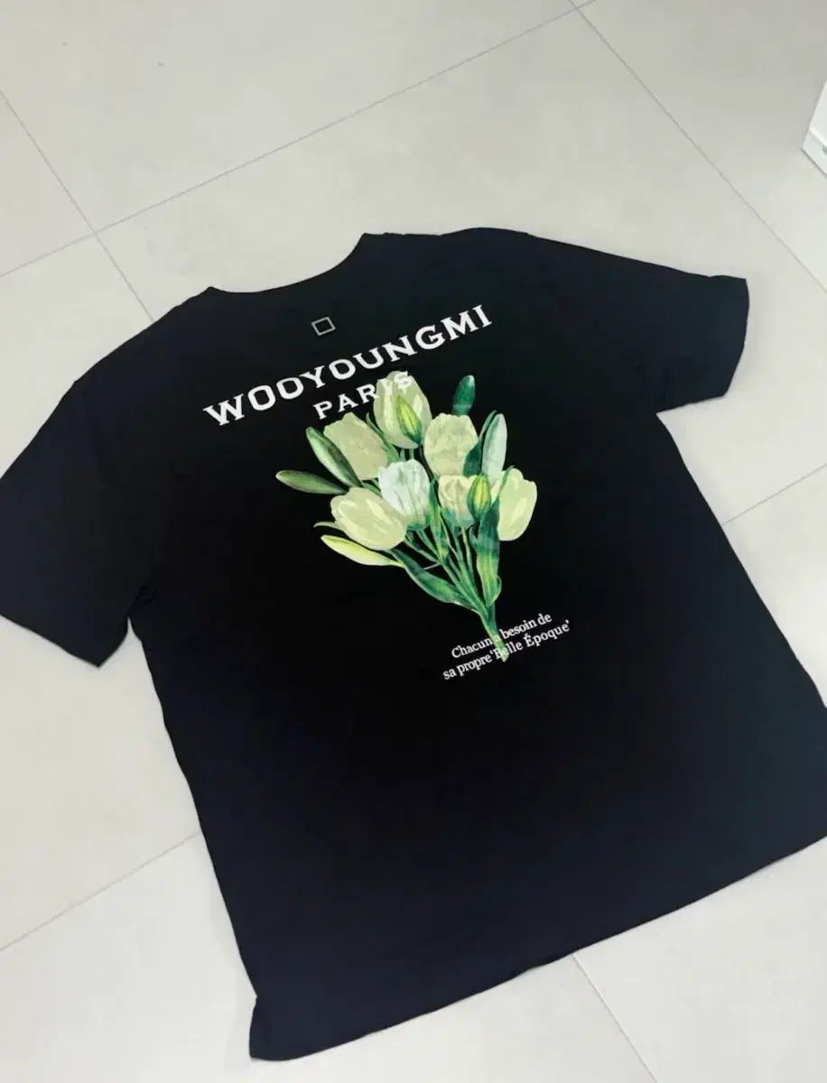 正規品 WOOYOUNGMI ウーヨンミ フラワー 半袖Tシャツ ほぼ新品