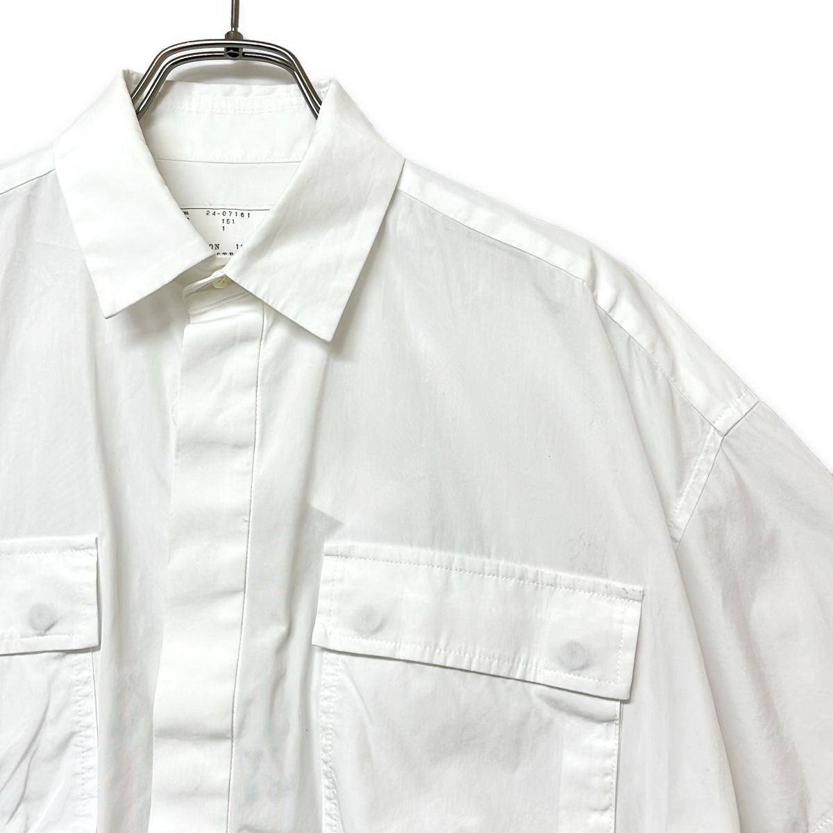sacai / サカイ | 2024SS | Thomas Mason / Cotton Poplin Shirt