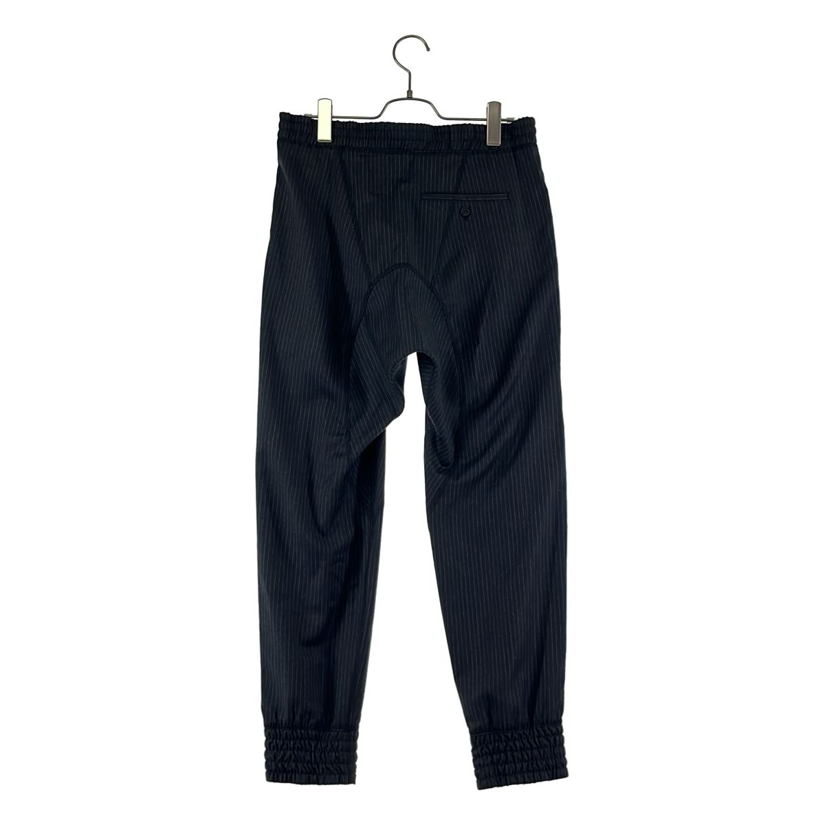 【定価92400円】新品未使用✨ニールバレット　バイカーパンツ　黒　Mサイズ Neil Barrett / ニールバレット | ストライプ ジョガーパンツ | 44