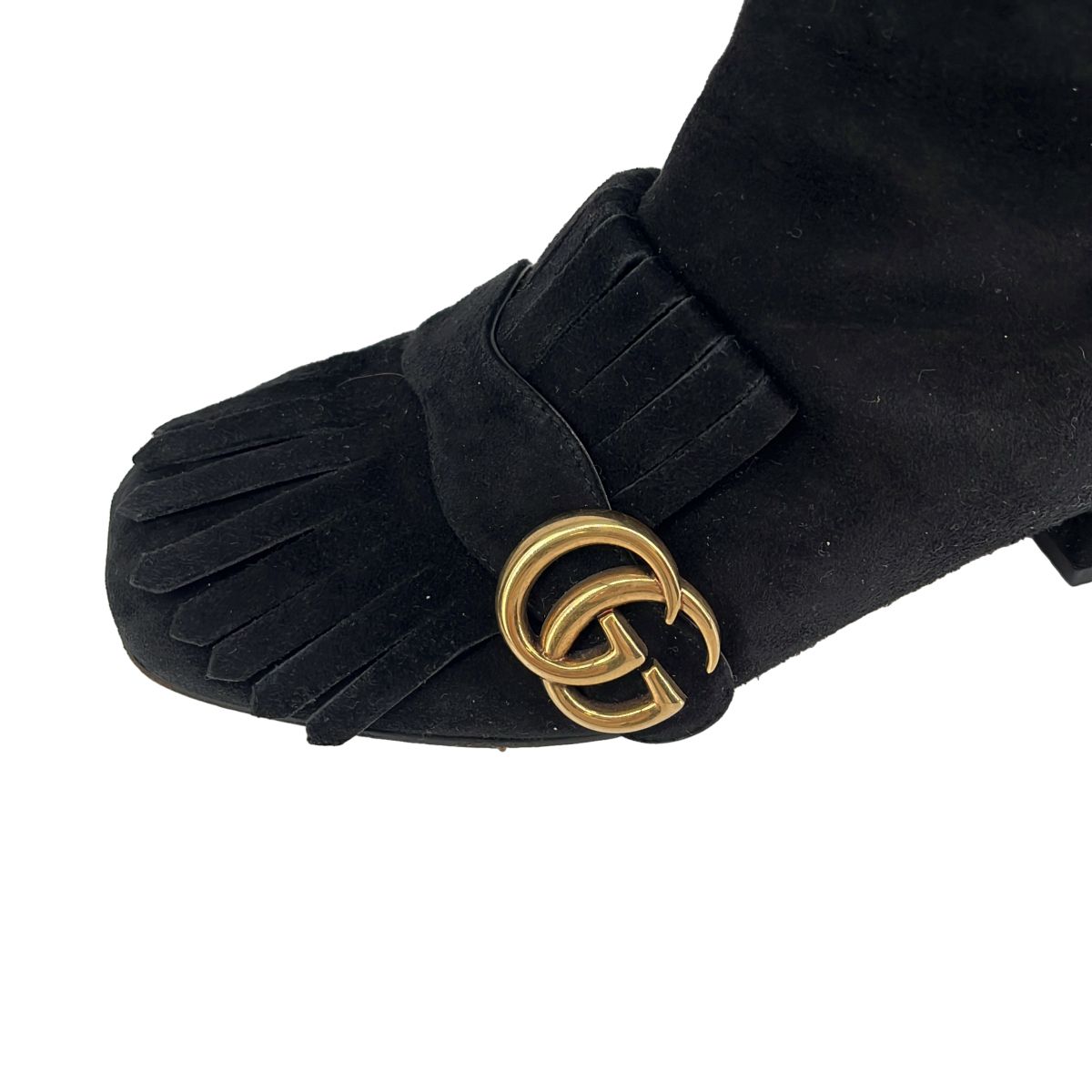 GUCCI / グッチ | GGマーモント スエード ロングブーツ | 35
