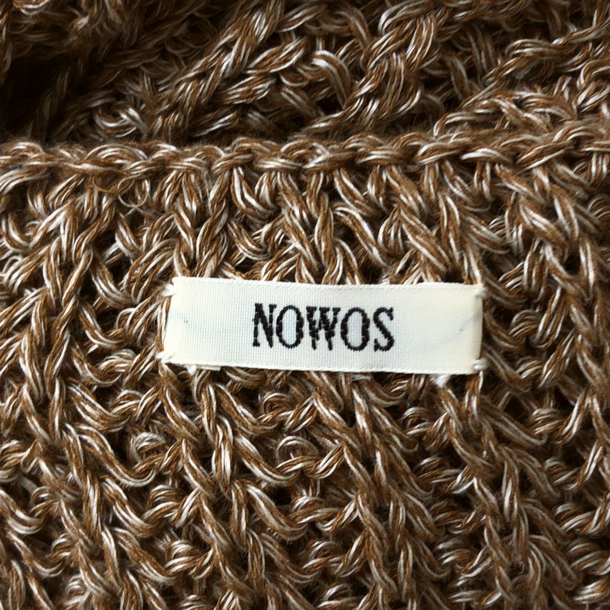 美品】 NOWOS / ノーウォス | リネン シルク ニット カーディガン | F 