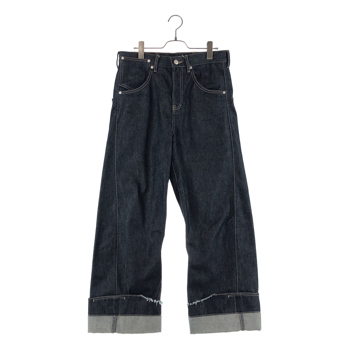 【美品】  MARINA YEE / マリナイー | Oversized denim trousers / オーバーサイズ デニムトラウザー | XS | インディゴ | メンズ 美品】 MARINA YEE / マリナイー | Oversized denim trousers