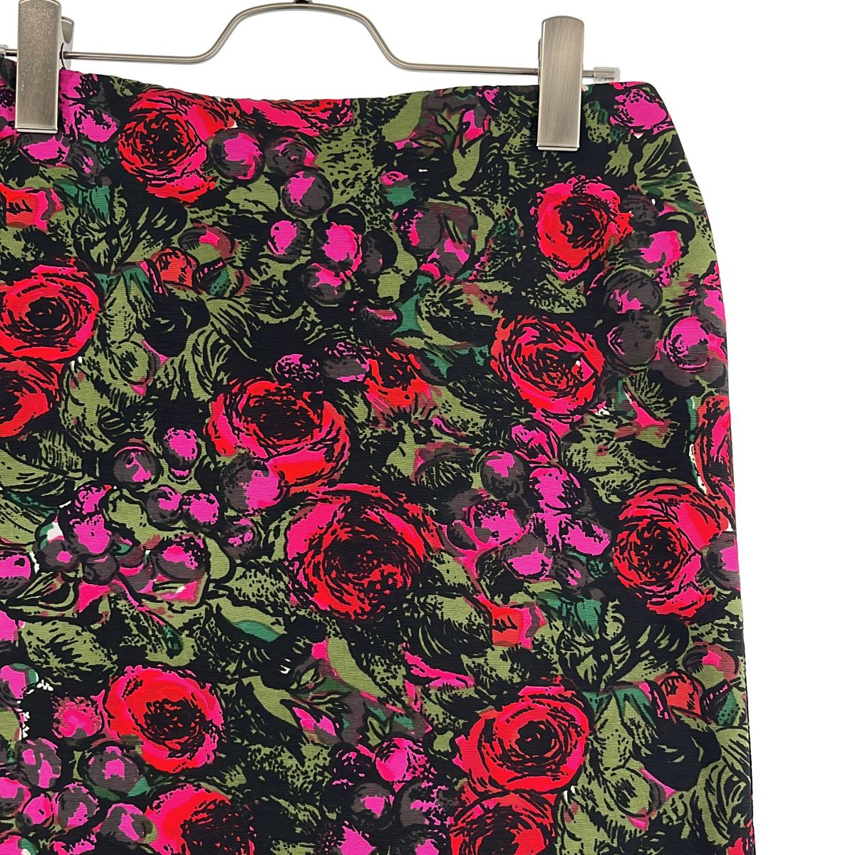 MARNI タイトスカート マルチカラー 総柄 イタリア製 MARNI / マルニ | 総柄 バックジップ スリット スカート / 総裏地 | 38
