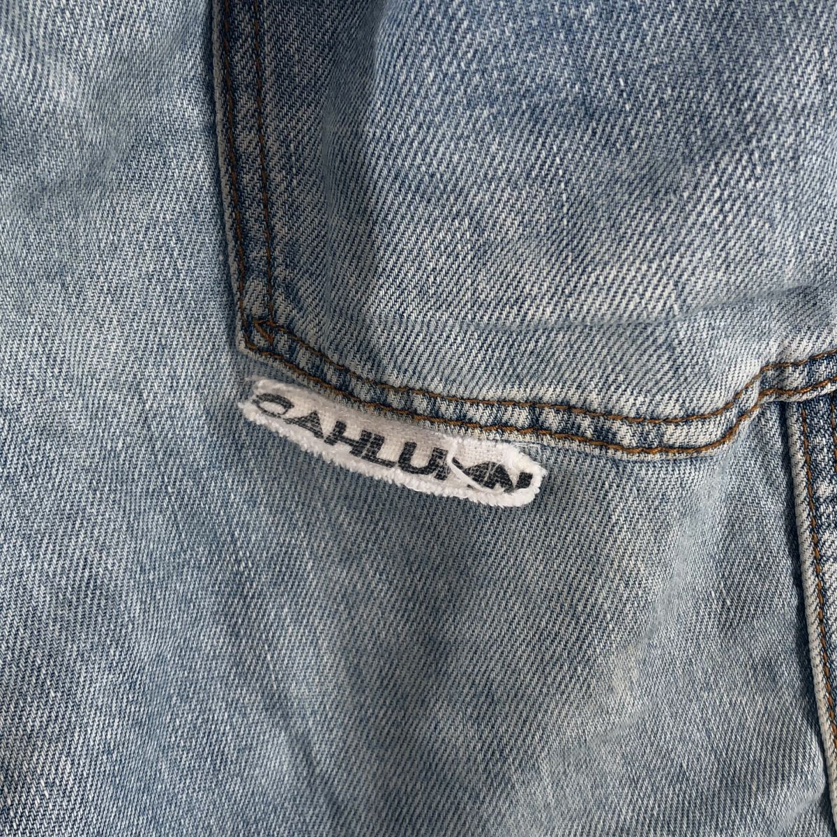 CAHLUMN / カウラム | リネンデニム ペインターパンツ | XL