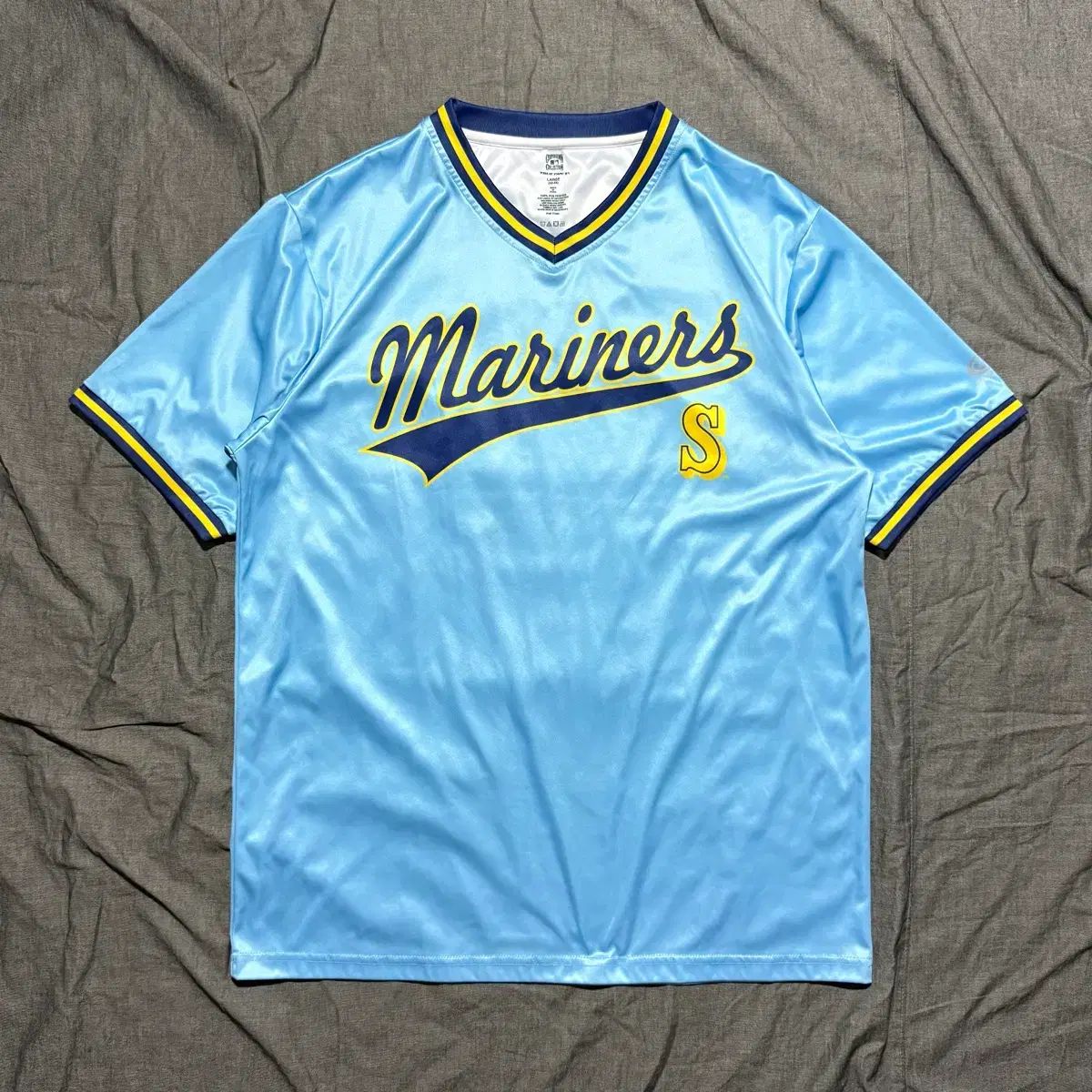 True Fan MLB Mariners Jersey Sz L