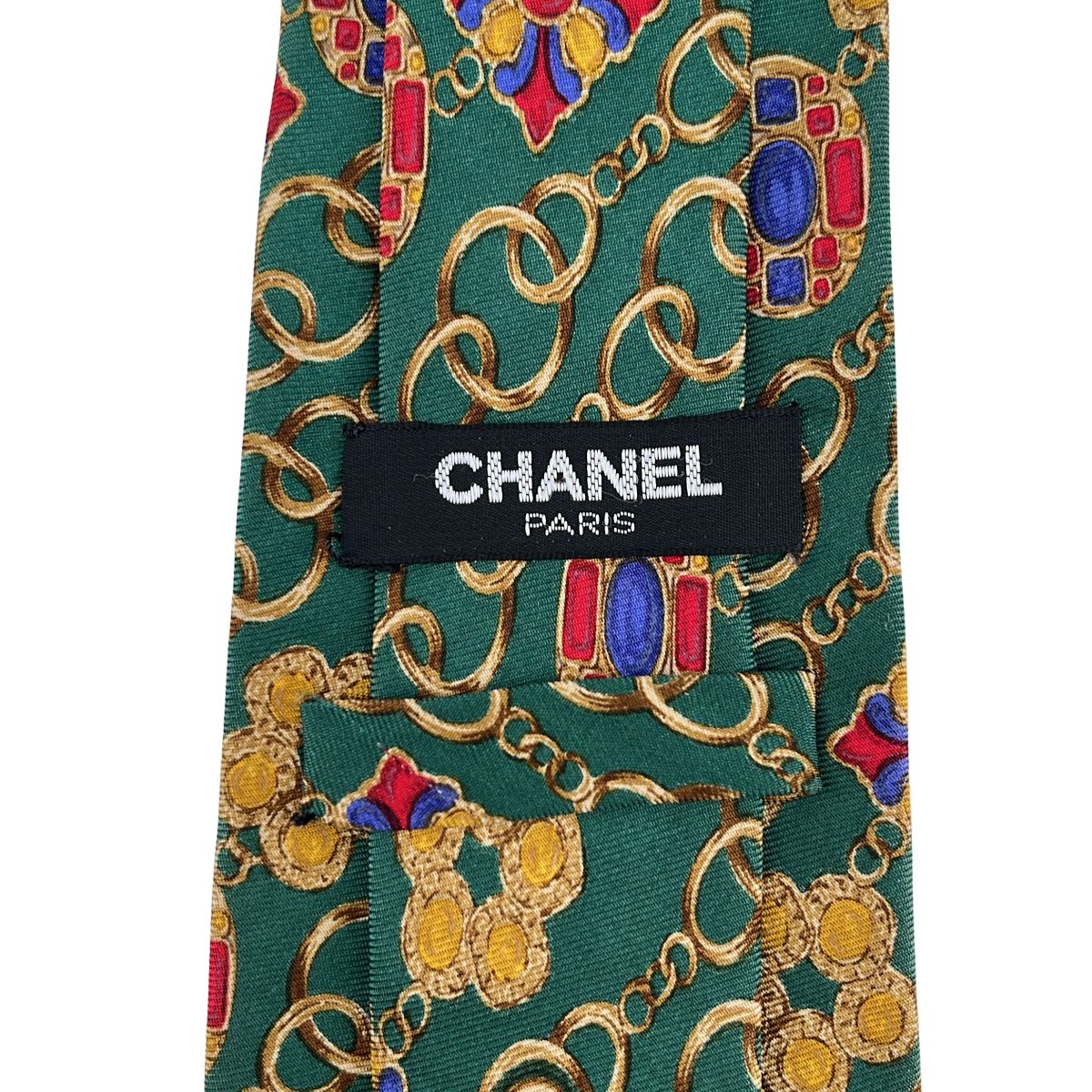 CHANEL / シャネル | シルク 総柄 ココマーク スーツ ネクタイ