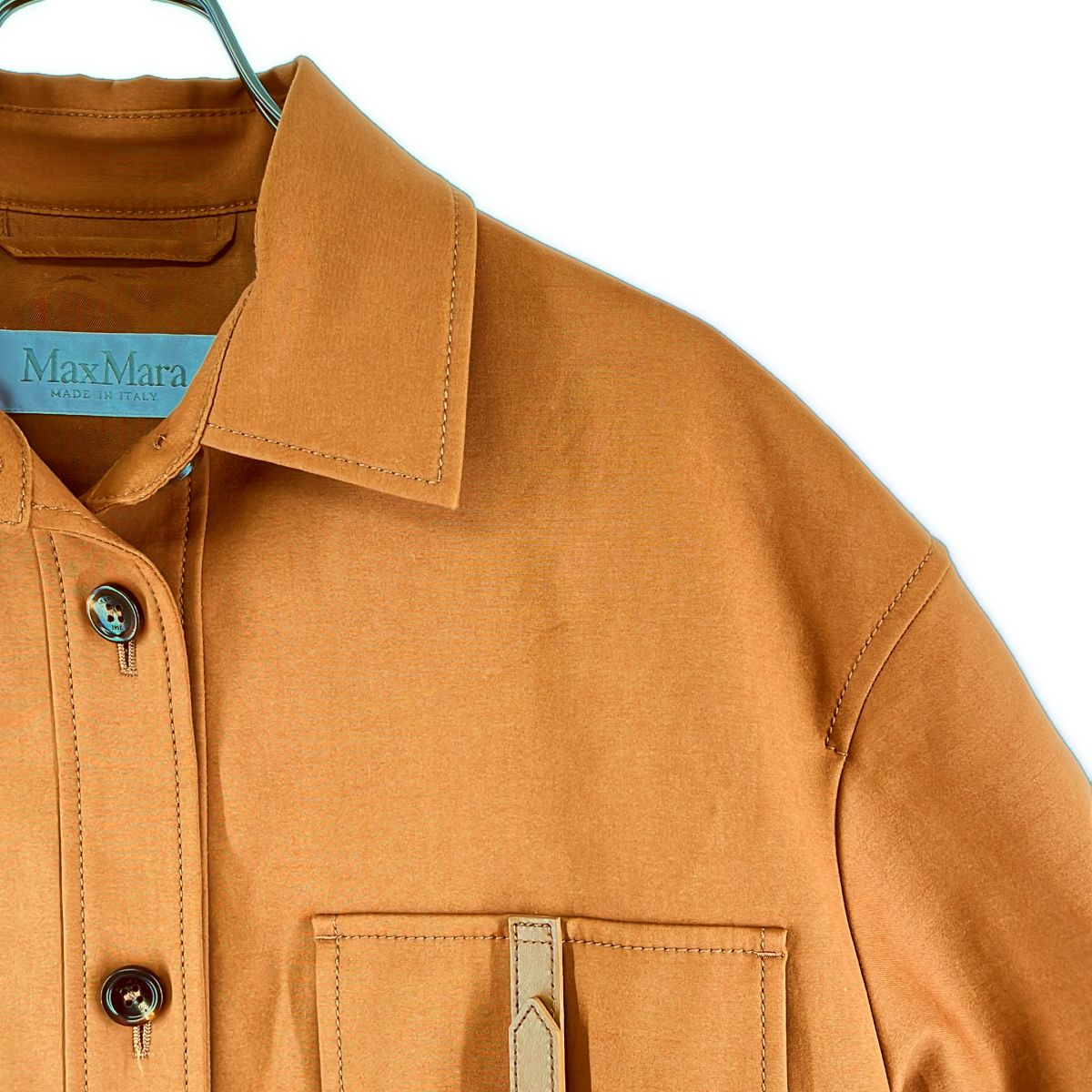 MaxMara Agiateコットンショートジャケット40 Max Mara / マックスマーラ | Agiate コットンストレッチ ショート
