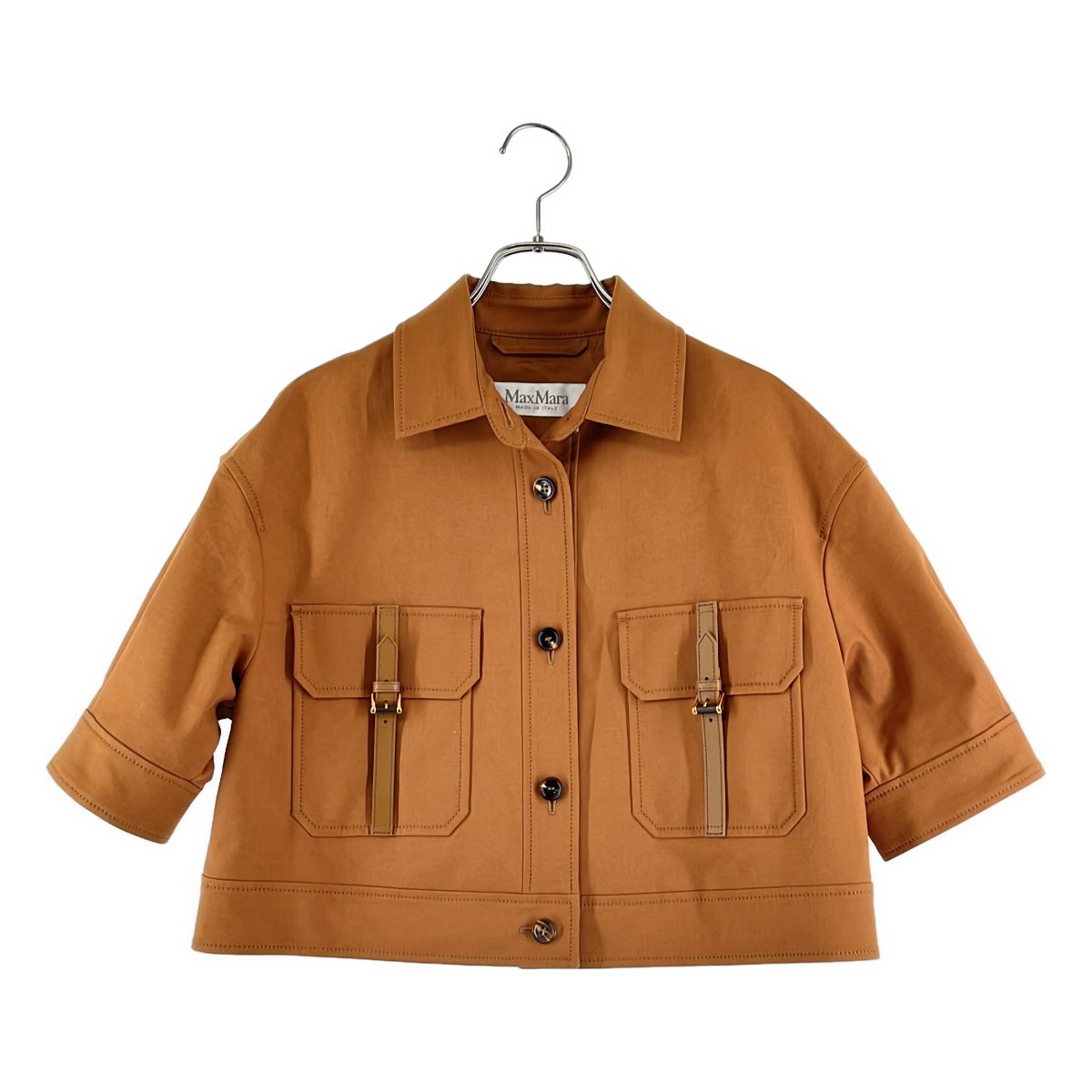 MaxMara Agiateコットンショートジャケット40 Max Mara / マックスマーラ | Agiate コットンストレッチ ショート