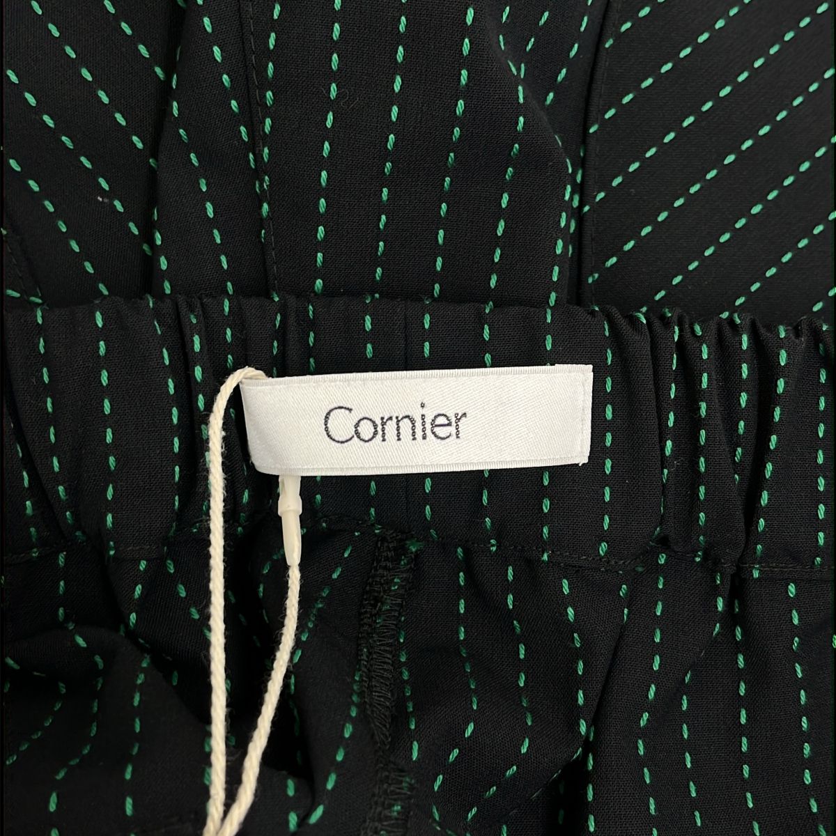 美品】 CORNIER / コルニエ | Super160s WOOL/COTTON SASHIKO