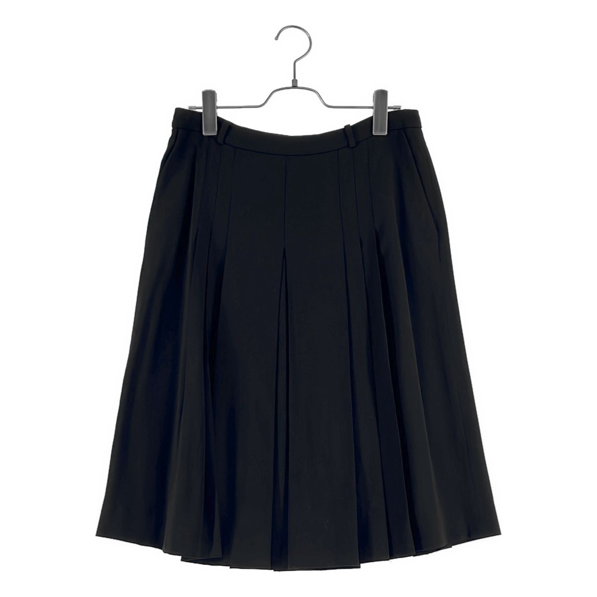 【美品】 Salvatore Ferragamo / サルヴァトーレフェラガモ | バックジップ スカート / 裏地付き | 40 | ブラック | レディース