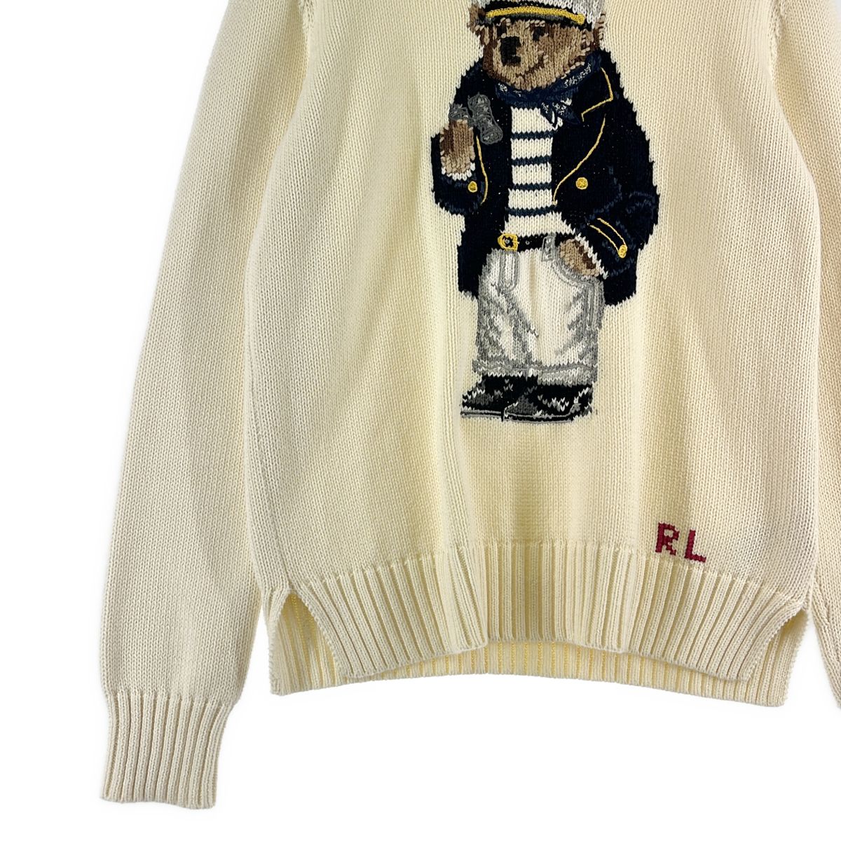 POLO RALPH LAUREN / ポロラルフローレン | コットン ポロベア ニット 