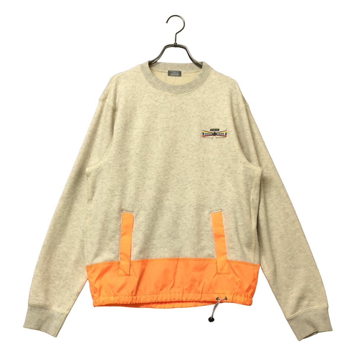 美品】 kolor BEACON / カラービーコン | 異素材 切り替え ロゴ