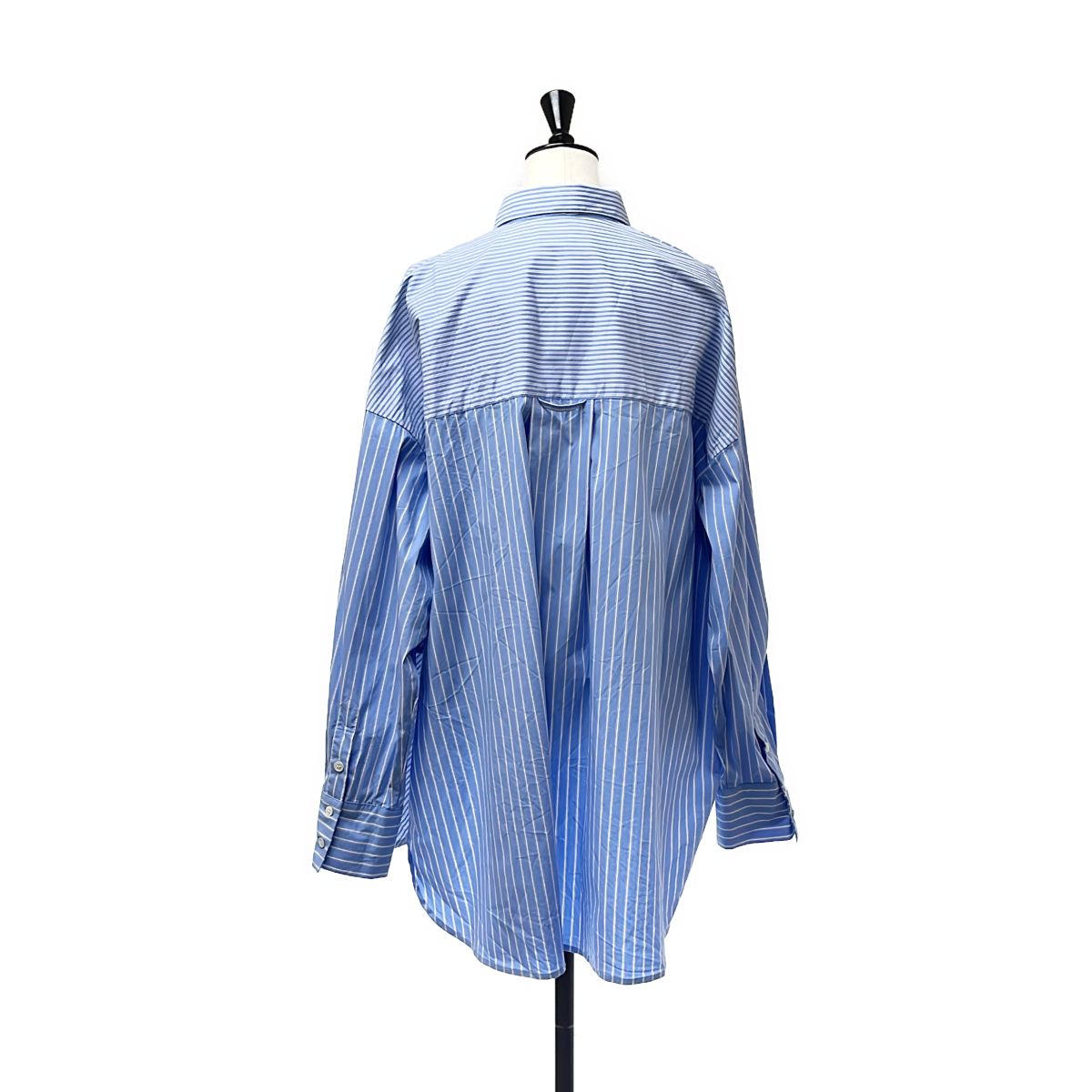 Maison Special / メゾンスペシャル | Asymmetrical drape shirt