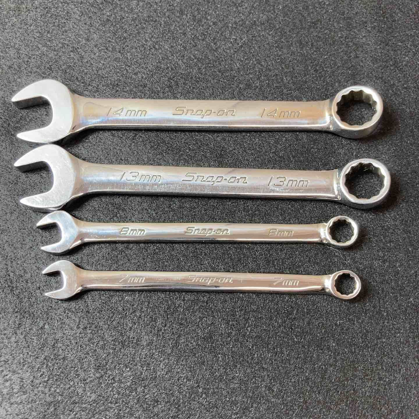 【中古品】 スナップオン(Snap-on) OEXM7B OEXM8B OEXM13B OEXM14B コンビネーションレンチ4本セット 【東大和店】