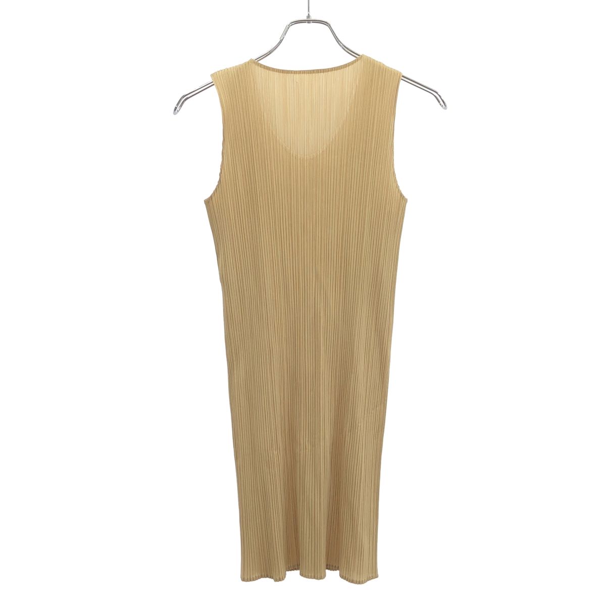 よしISSEY MIYAKE プリーツプリーツ ノースリーブワンピース PLEATS PLEASE ISSEY MIYAKE プリーツプリーズ イッセイミヤケ