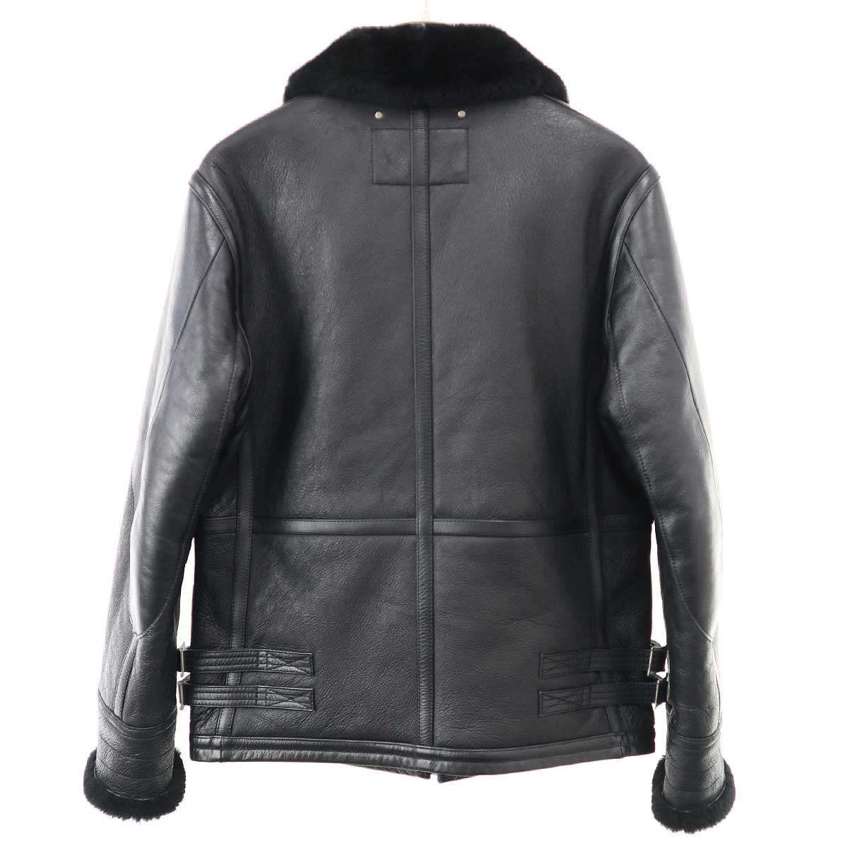NEIGHBORHOOD ネイバーフッド 10AW B-3D/MC-JKT ムートンレザー