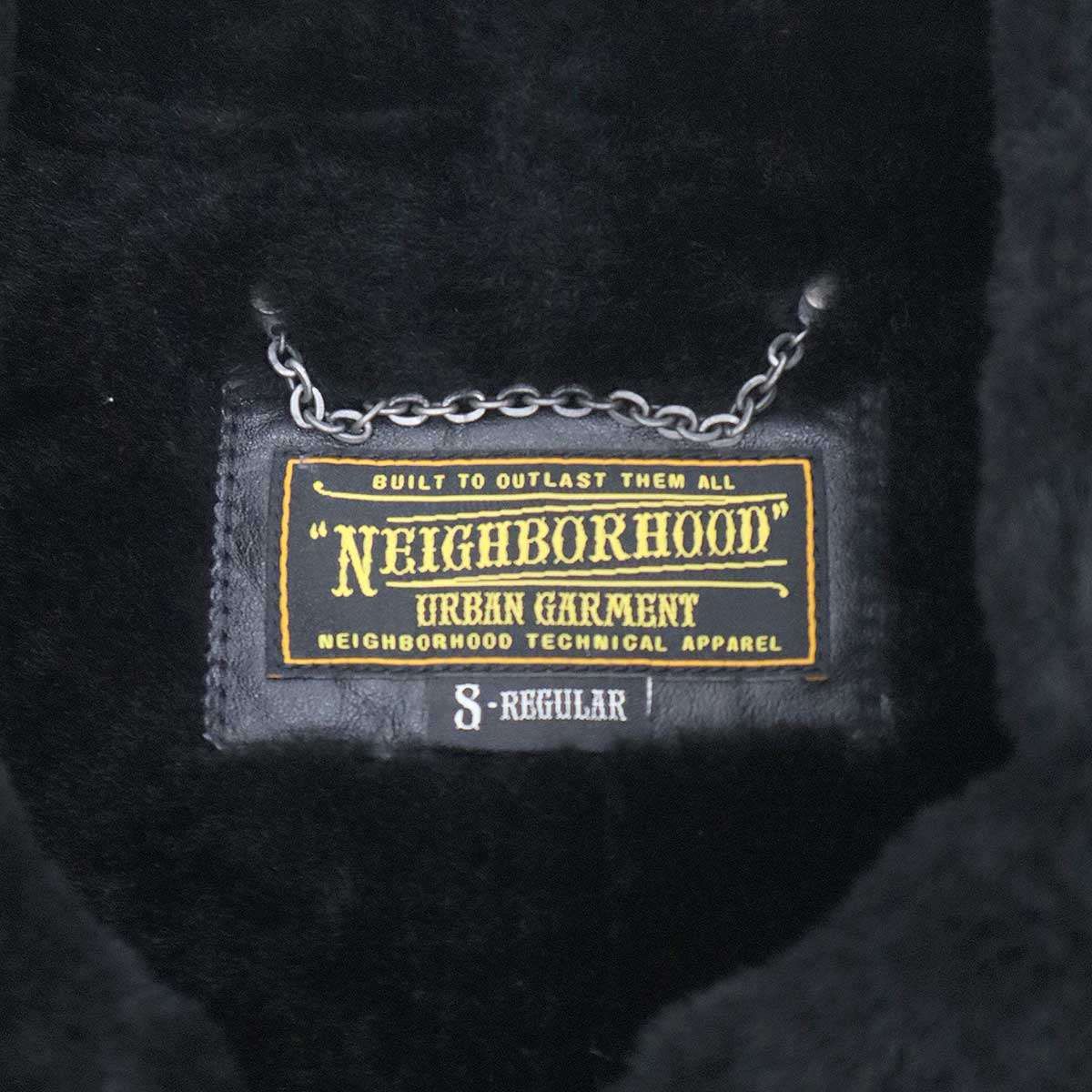NEIGHBORHOOD ネイバーフッド 10AW B-3D/MC-JKT ムートンレザー